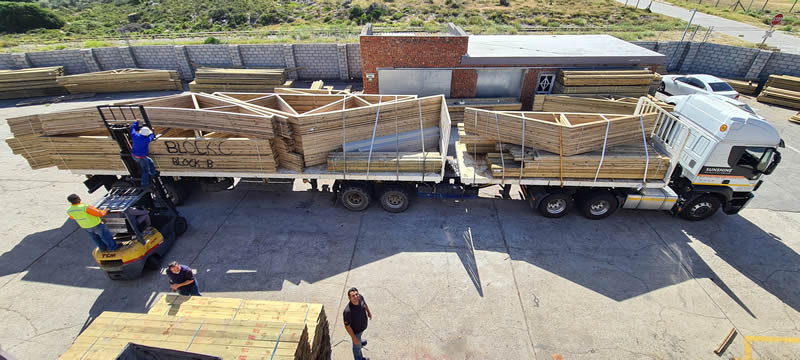 Roof Truss Delivery